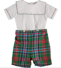 Load image into Gallery viewer, the Christmas Plaid Bobbie Suit
