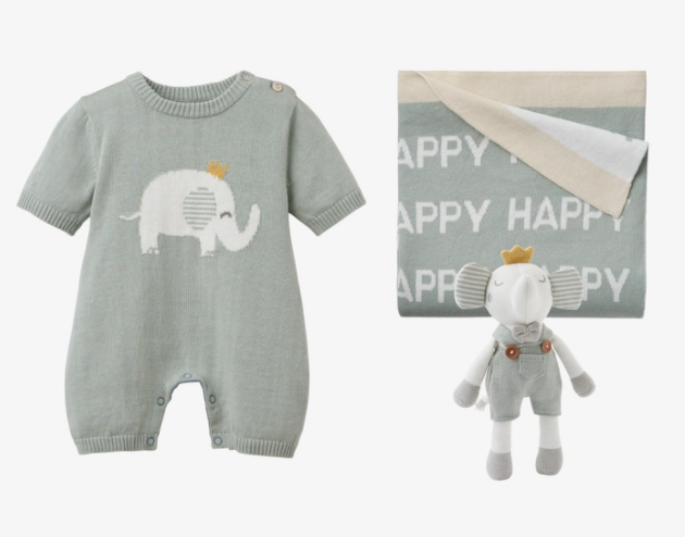 the Elephant Knit Set